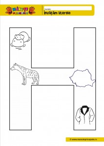 H - 010 - Fise de lucru litera de tipar H