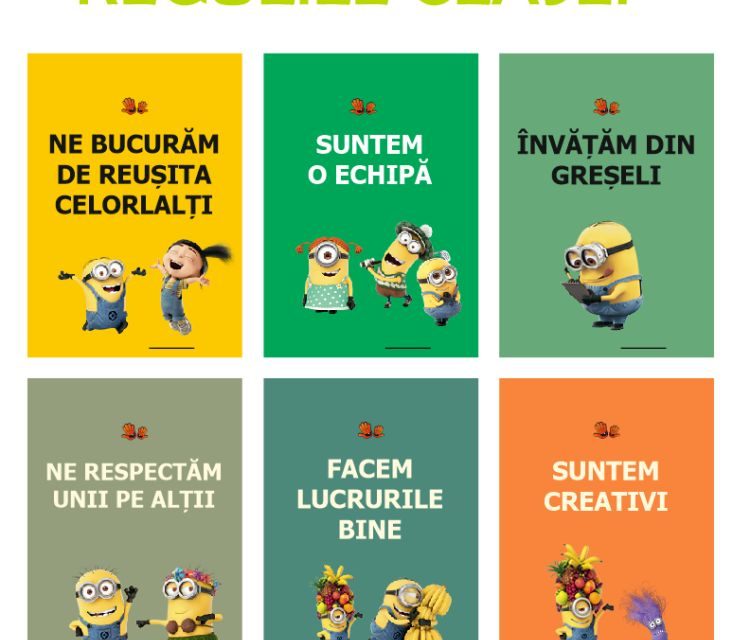 Clasa minionilor – regulile clasei