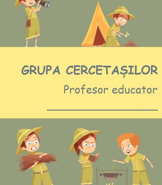 Grupa cercetașilor – afis