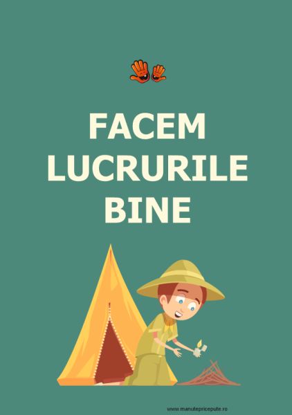 clasa cercetasilor - decor