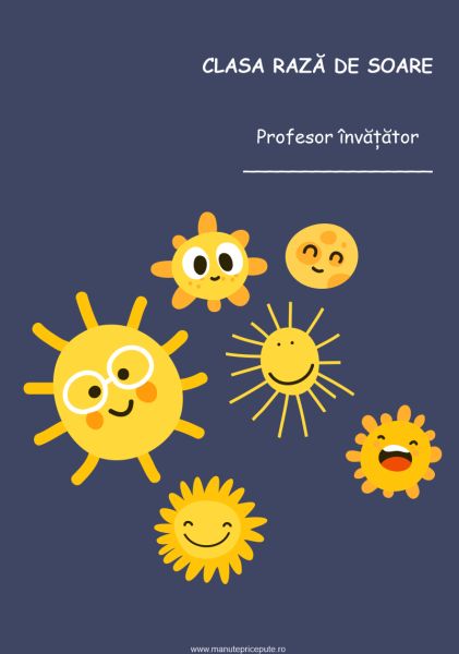 Clasa rază de soare – afiș